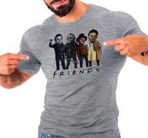 Manboxeo Pánské tričko s potiskem “Friends, hororová čtyřka"