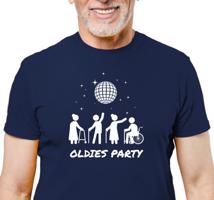 Manboxeo Pánské tričko s potiskem “Oldies party”