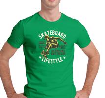 Manboxeo Pánské tričko s potiskem “Skateboard lifestyle"