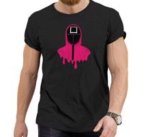 Manboxeo Pánské tričko s potiskem “Squid Game, malovaný dozorce"
