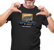 Manboxeo Pánské tričko s potiskem “Street Racing Legend"