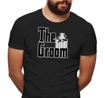 Manboxeo Pánské tričko s potiskem “The Groom”