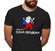 Manboxeo Pánské tričko s potiskem “Vyrobila mě Česká republika”