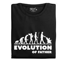 Pánské tričko s potiskem "Evolution of Father"