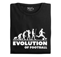 Pánské tričko s potiskem "Evolution of Football"