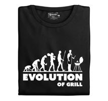 Pánské tričko s potiskem "Evolution of Grill"