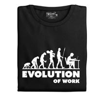 Pánské tričko s potiskem "Evolution of Work"