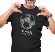 Pánské tričko s potiskem "Football is my DNA"