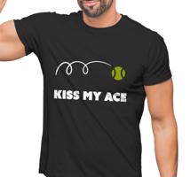 Pánské tričko s potiskem "Kiss my ace"