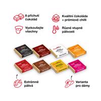 The Chilli Doctor - Chilli čokoládky 16 × 5 g – mix chutí