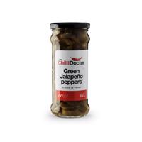 The Chilli Doctor Krájené zelené Jalapeño papričky v nálevu 330 g