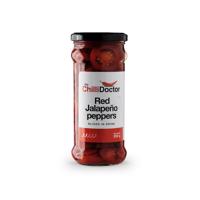 The ChilliDoctor s.r.o. Nakladané Red Jalapeño chilli papričky, krájené 330 g